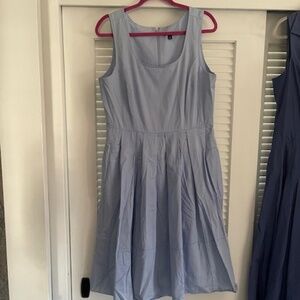 Ann Taylor 100% Cotton Summer Dress 12 EUC